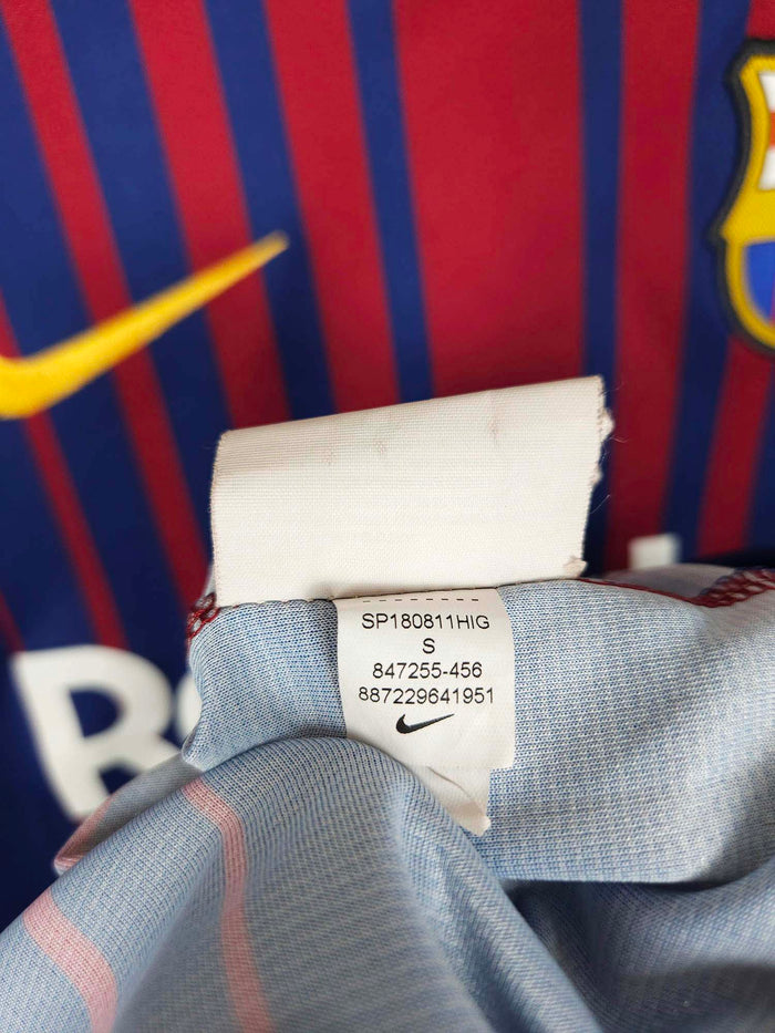 2017-18 Barcelona Home Shirt - detailed view