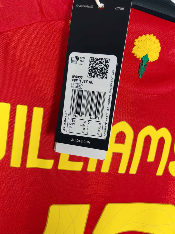 2024-25 Spain Home Shirt Williams Jr. #17 (Pro) - detailed view
