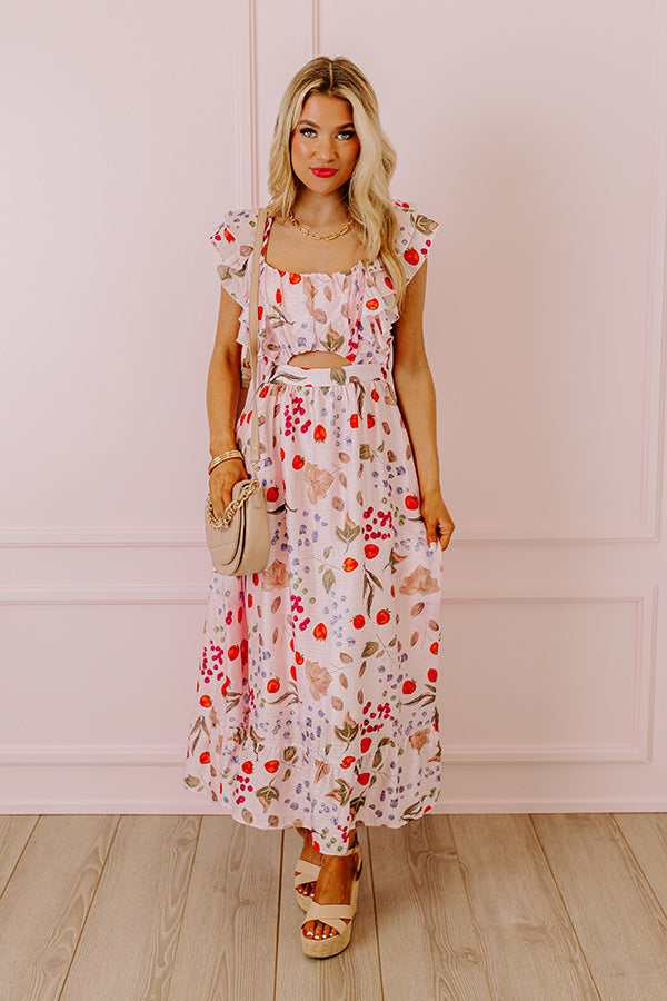 Picnic Date Ruffle Maxi