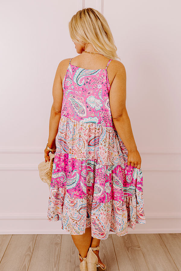 Sassy Statement Paisley Midi Curves