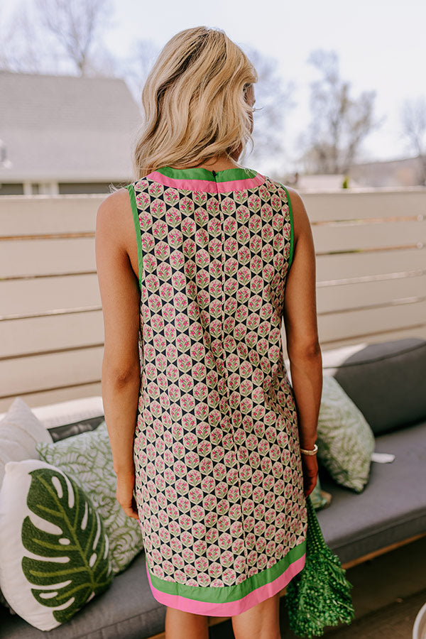 Sunkissed Moment Floral Mini Dress in Navy