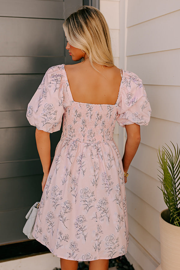 Wisteria Avenue Floral Mini Dress