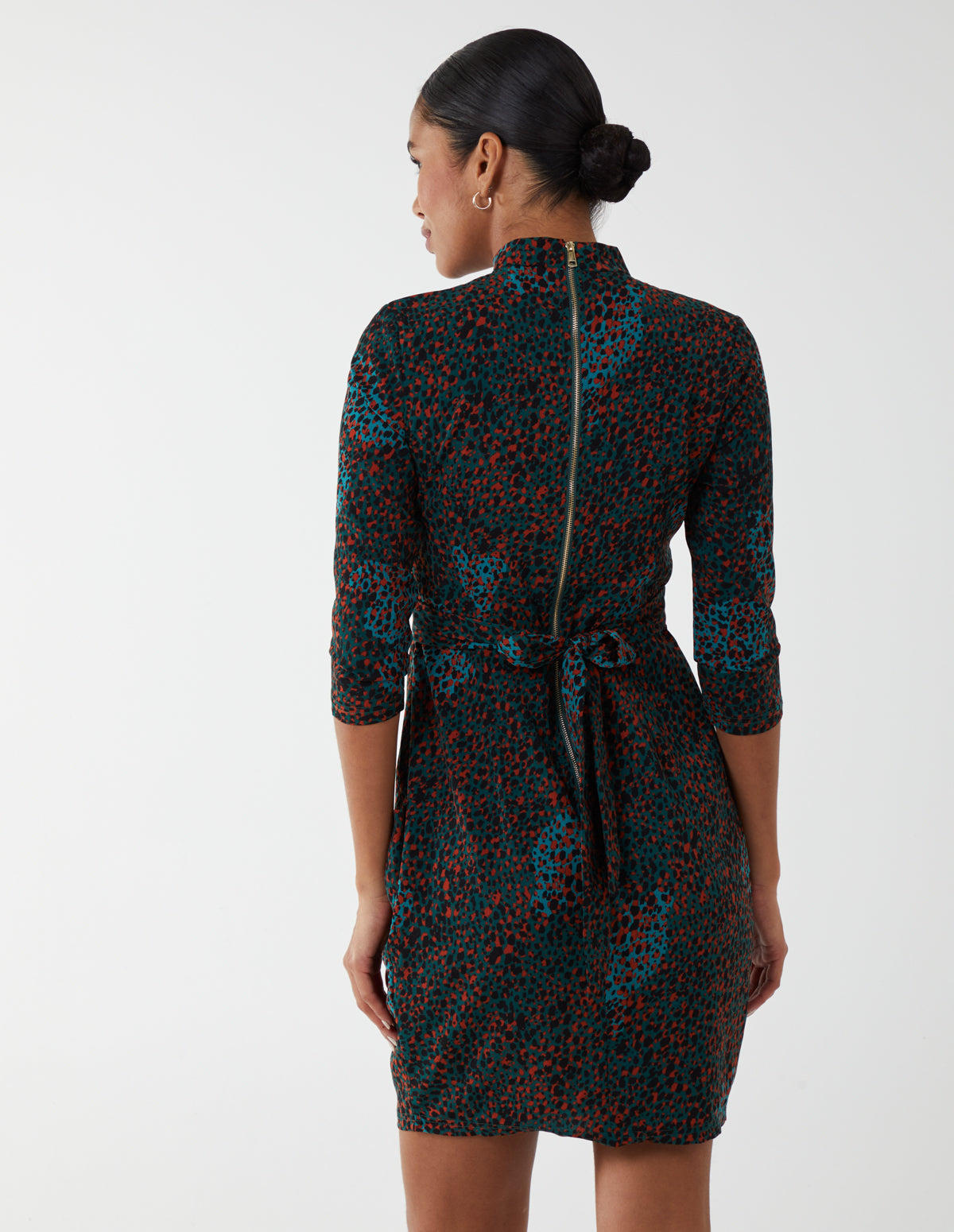 High Neck Tulip Dress