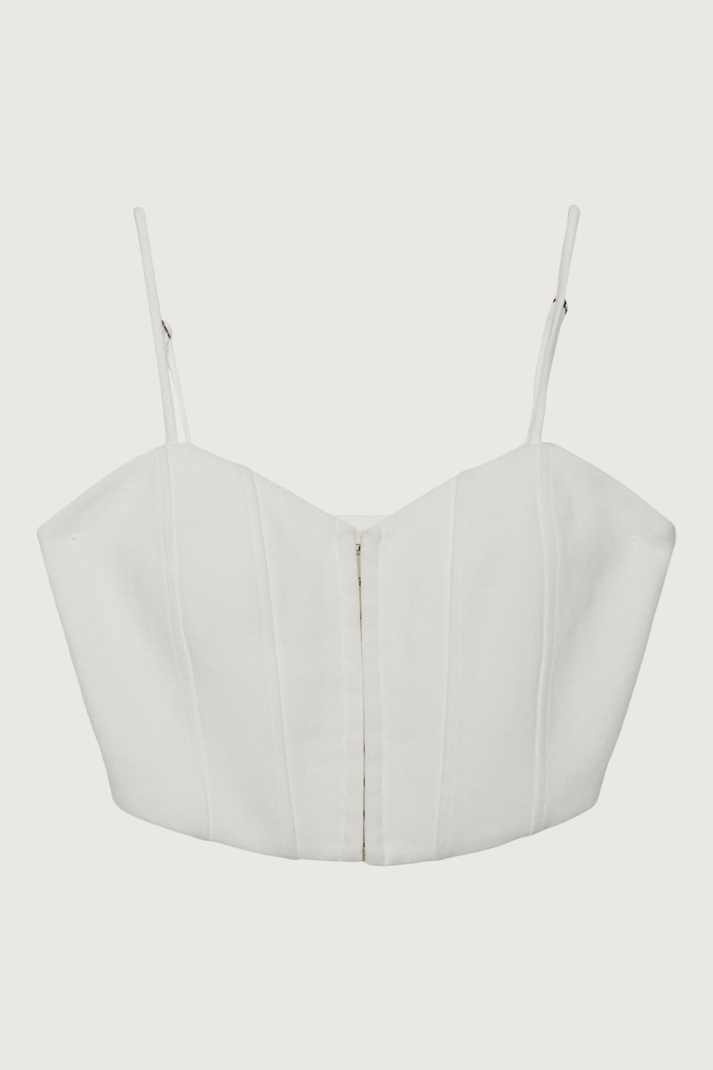 PONTE KNIT CORSET TANK