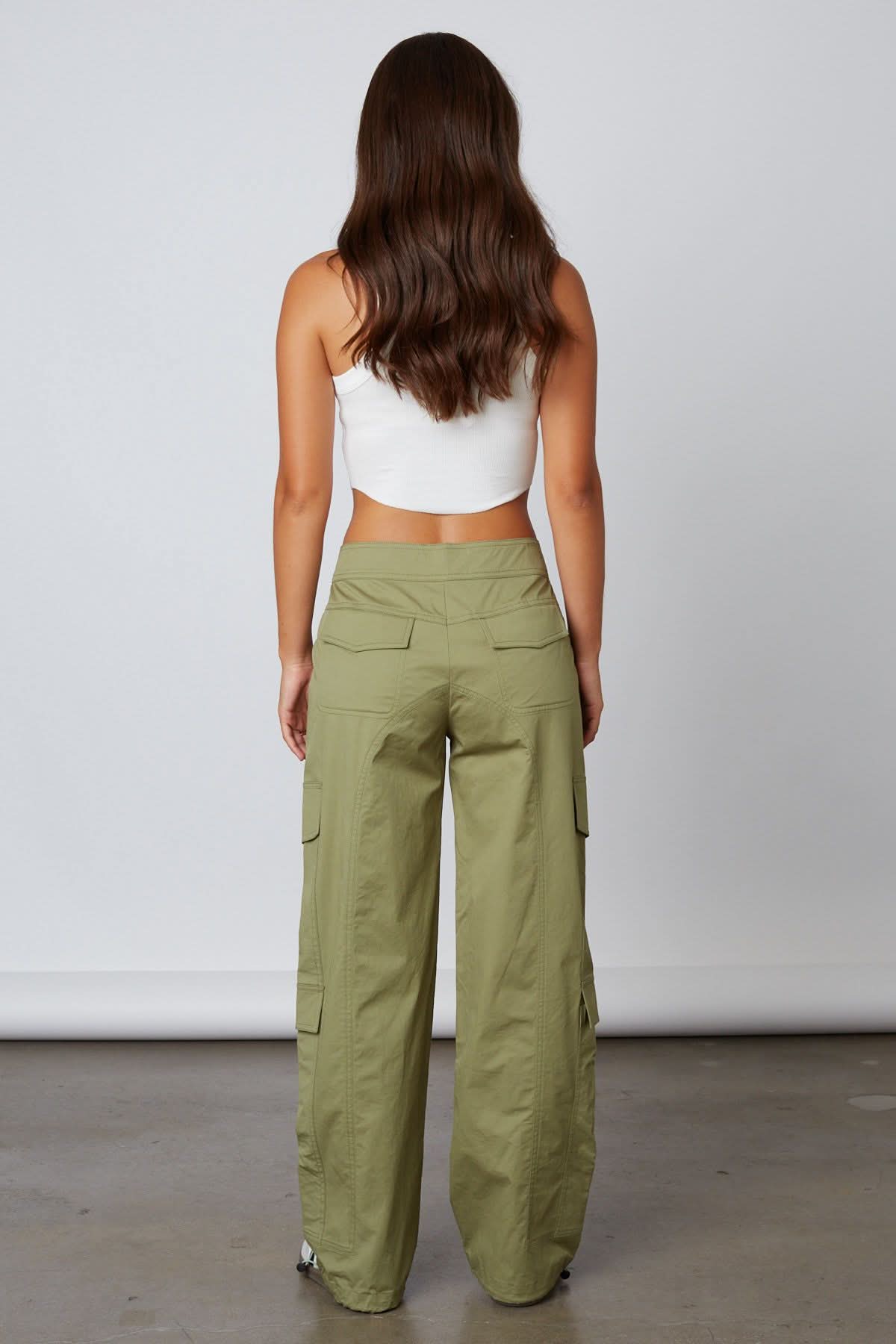 Charly Olive Cargo Pants