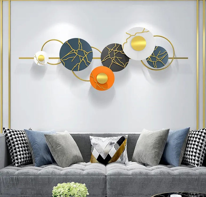 Geometric Elegance Metal Wall Art