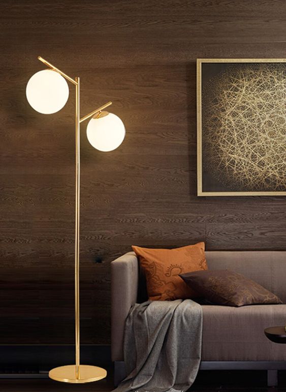 Moonbeam Ball Metal floor Lamp