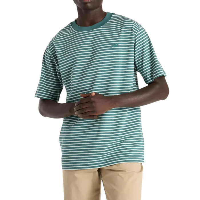 NEW BALANCE NUMERIC THIN STRIPE TEE MENS T-SHIRT