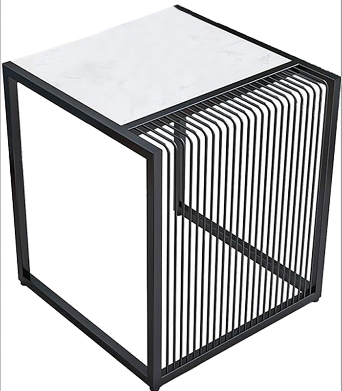 Sleek Marble Side Table