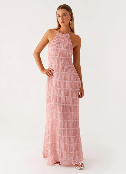 Aullie Maxi Dress - Pink