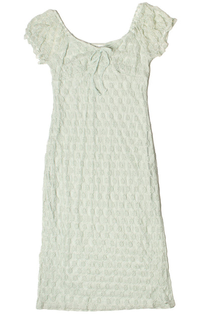 Floral Lace Sweetheart Midi Dress