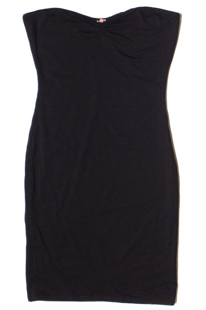 Rose Bud Strapless Bodycon Mini  Dress