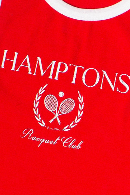 Hamptons Ringer Tank Mini Dress