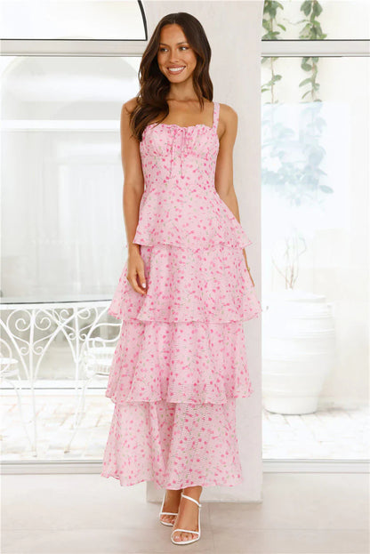 Cosmo Crush Maxi Dress Pink