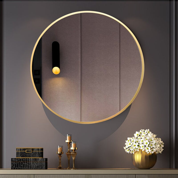 20″ Gold Round Mirror