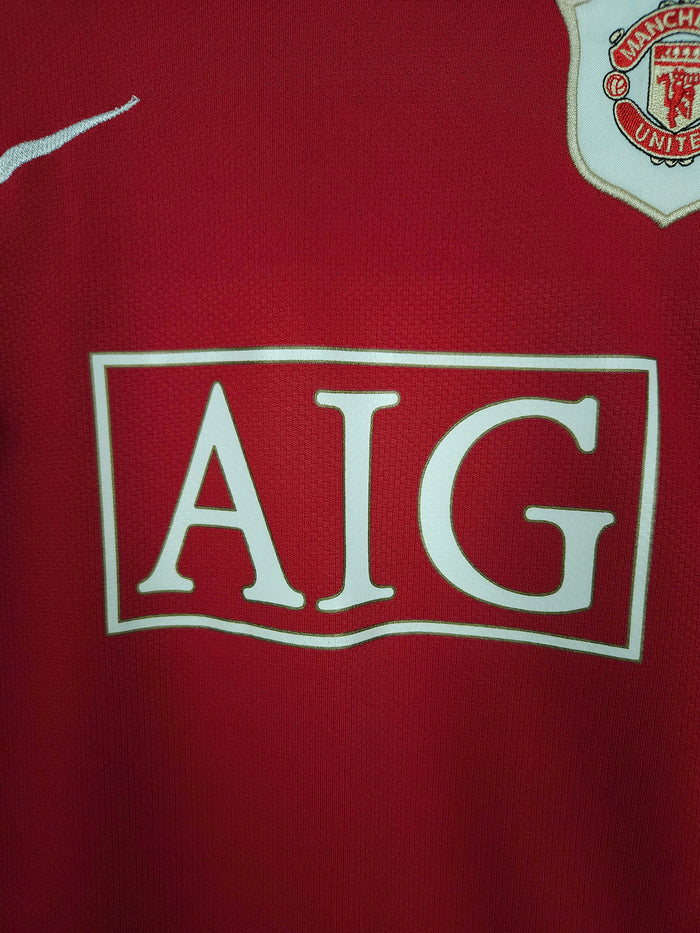 2006-07 Manchester United Home Shirt - detailed view
