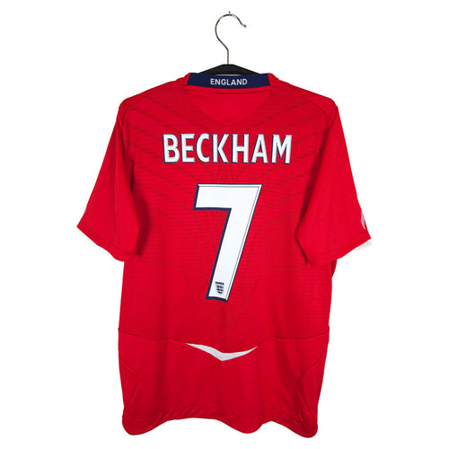 2008-10 England Away Shirt Beckham #7 - back view
