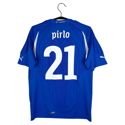 2010-12 Italy Home Shirt Pirlo #21 - back view