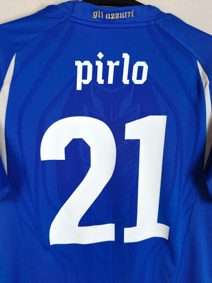 2010-12 Italy Home Shirt Pirlo #21 - detailed view