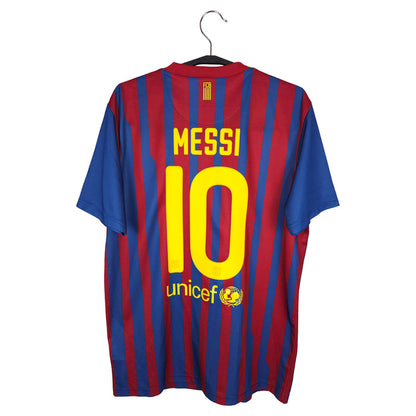 2011-12 Barcelona Home Shirt Messi #10 - back view