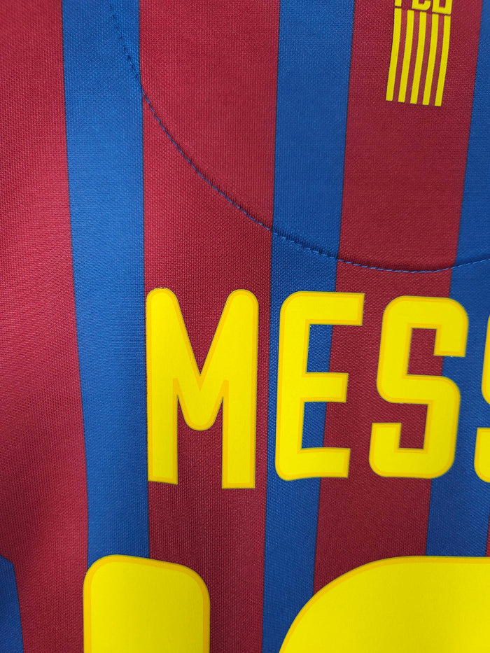 2011-12 Barcelona Home Shirt Messi #10 - detailed view