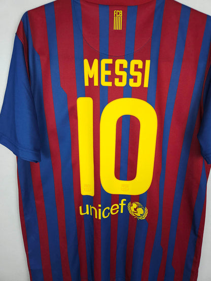 2011-12 Barcelona Home Shirt Messi #10 - detailed view