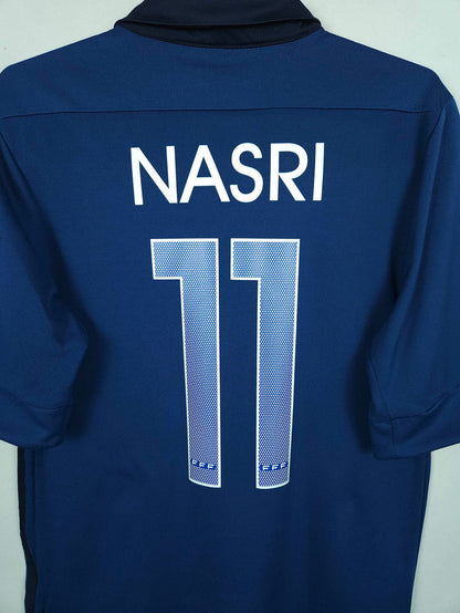 2011-12 France Home Shirt Nasri #11 - detailed view