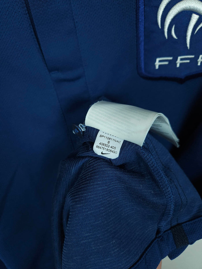 2011-12 France Home Shirt Nasri #11 - detailed view