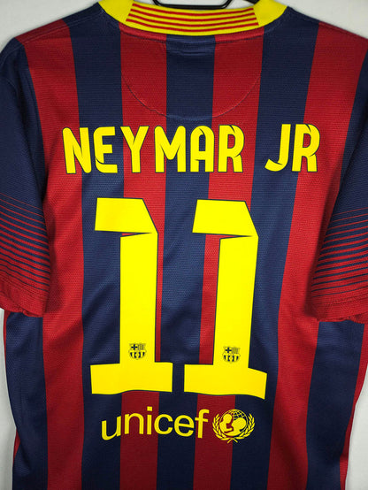 2013-14 Barcelona Home Shirt Neymar Jr. #11 - detailed view