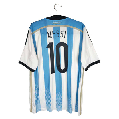 2014-15 Argentina Home Shirt Messi #10 - back view