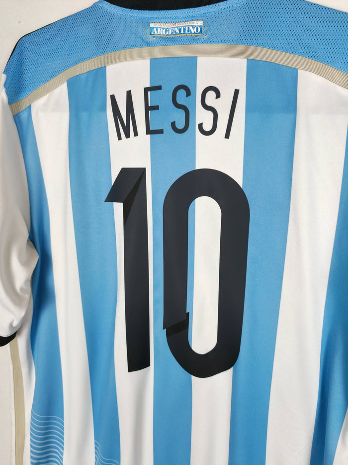 2014-15 Argentina Home Shirt Messi #10 - detailed view