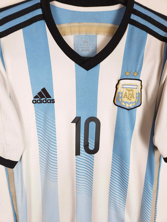 2014-15 Argentina Home Shirt Messi #10 - detailed view
