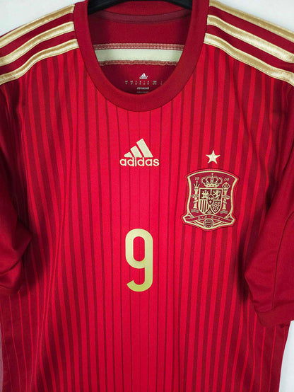 2014-15 Spain Home Shirt Torres #9 - detailed view