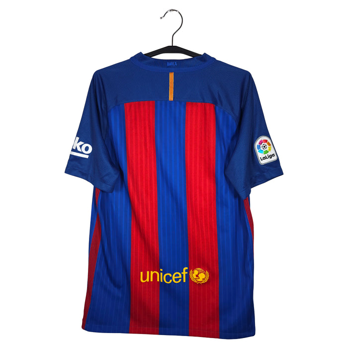 2016-17 Barcelona Home Shirt - back view