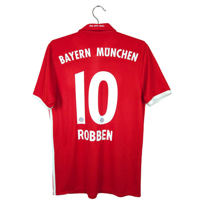 2016-17 Bayern Munich Home Shirt Robben #10 - back view