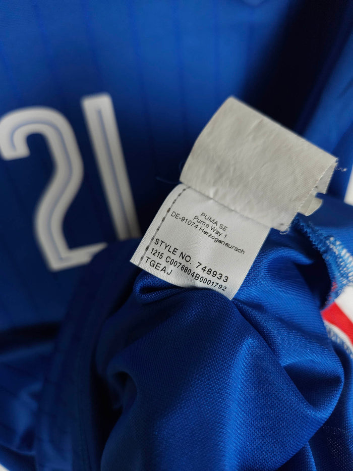 2016-17 Italy Home Shirt Pirlo #21 - detailed view