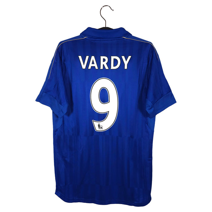 2016-17 Leicester City Home Shirt Vardy #9 - back view