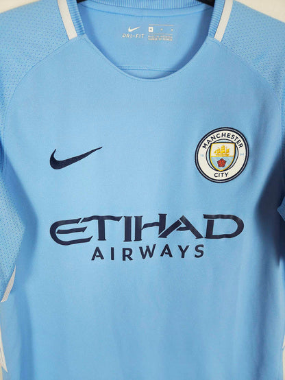 2017-18 Manchester City Home Shirt - detailed view