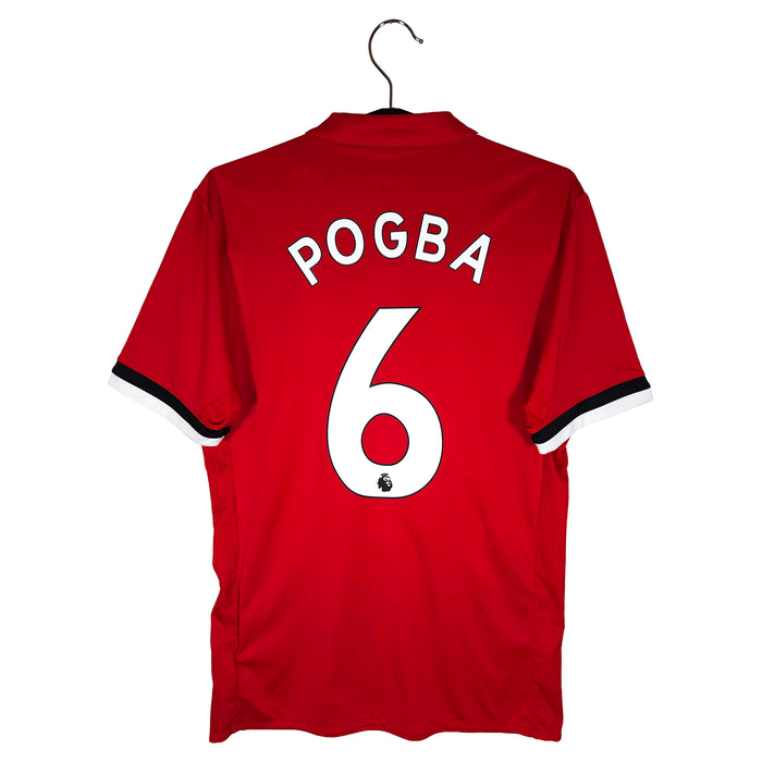2017-18 Manchester United Home Shirt Pogba #6 - back view