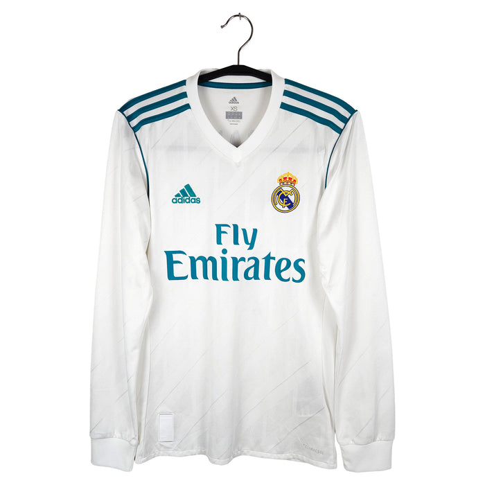2017-18 Real Madrid Home Shirt Ronaldo #7 (LS) - front view