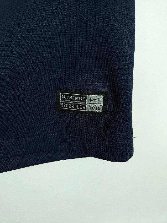 2018-19 France Home Shirt Pogba #6 - detailed view