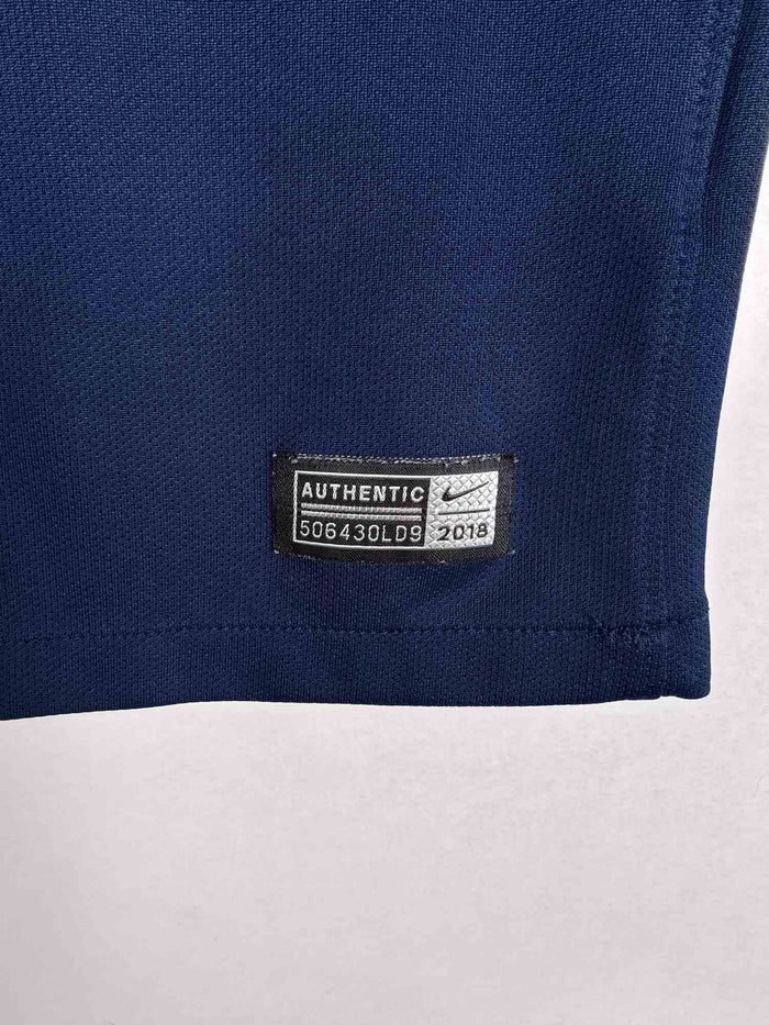 2018-19 France Home Shirt Pogba #6 - detailed view