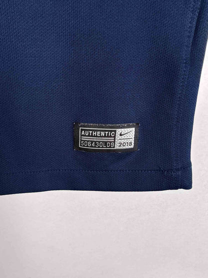 2018-19 France Home Shirt Pogba #6 - detailed view