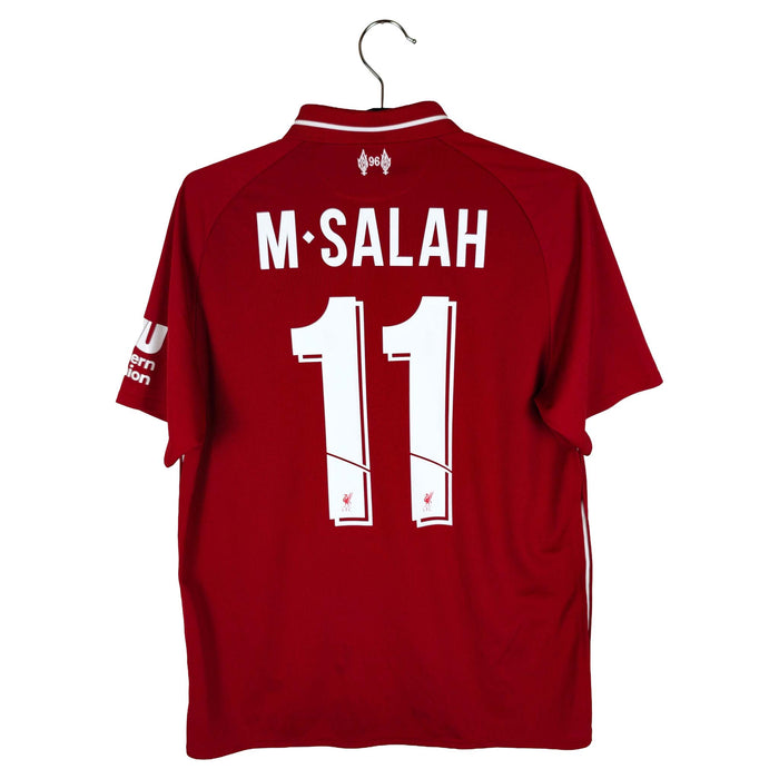 2018-19 Liverpool Home Shirt M. Salah #11 - back view