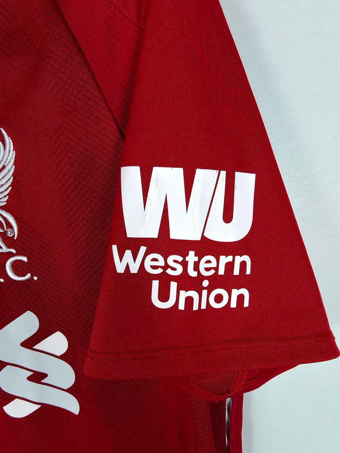 2018-19 Liverpool Home Shirt M. Salah #11 - detailed view