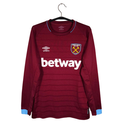 2018-19 West Ham United Home Shirt (LS) - front view