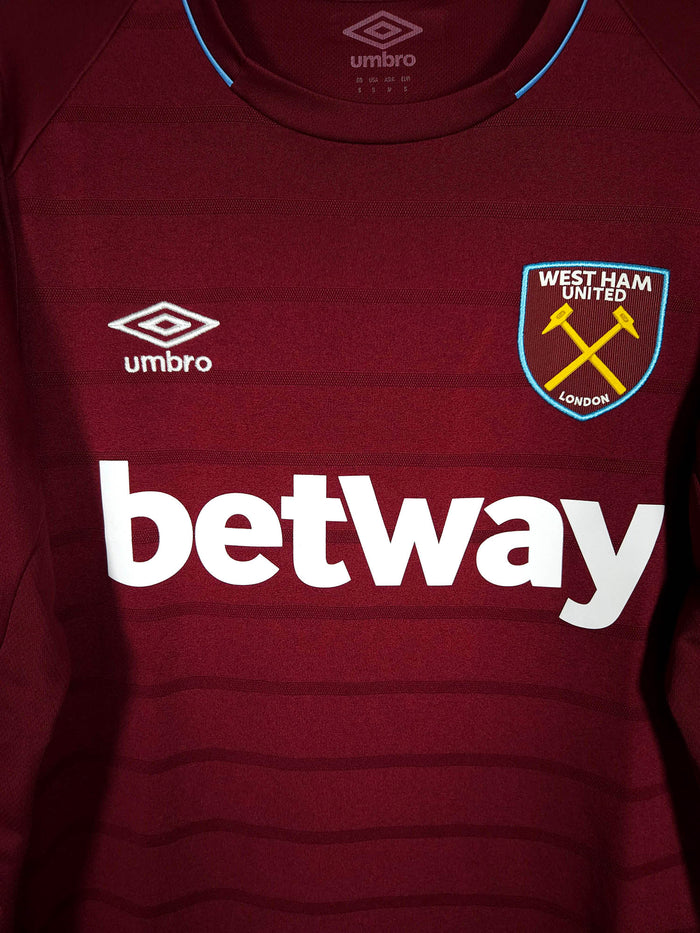 2018-19 West Ham United Home Shirt (LS) - detailed view