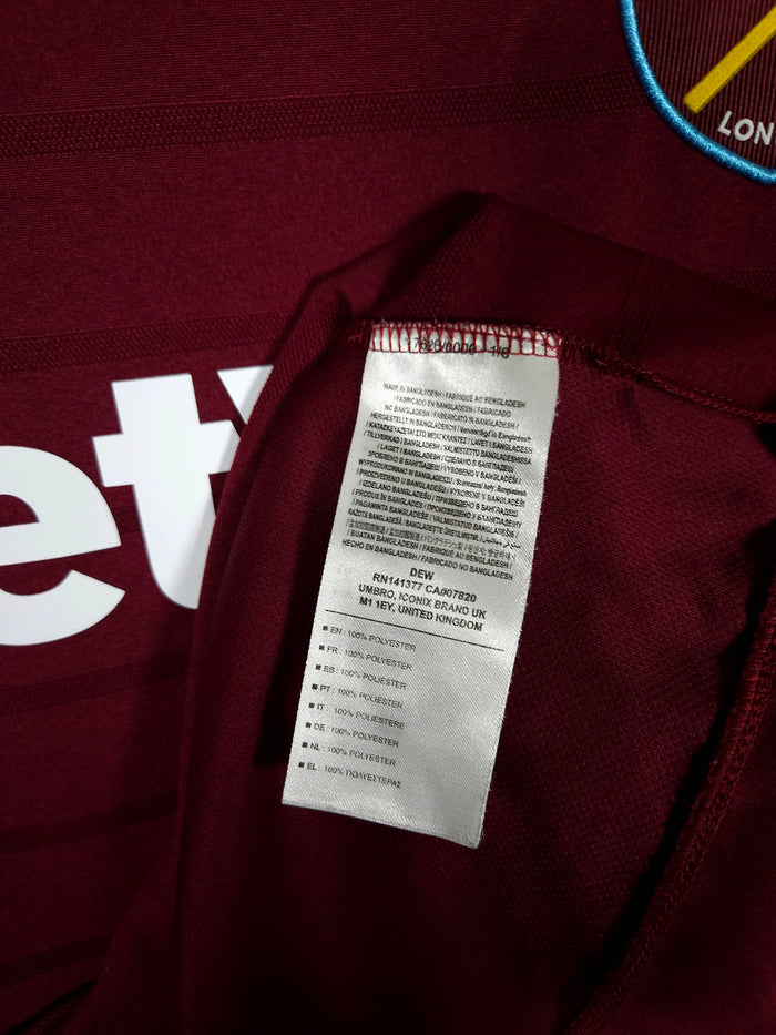 2018-19 West Ham United Home Shirt (LS) - detailed view