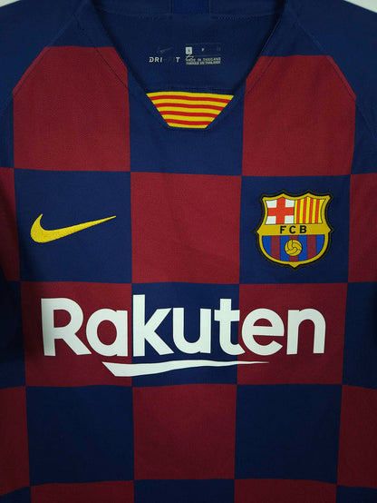 2019-20 Barcelona Home Shirt Messi #10 - detailed view