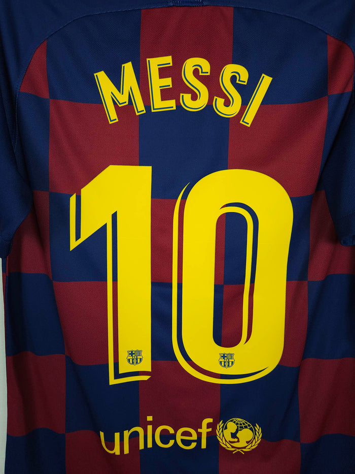 2019-20 Barcelona Home Shirt Messi #10 - detailed view